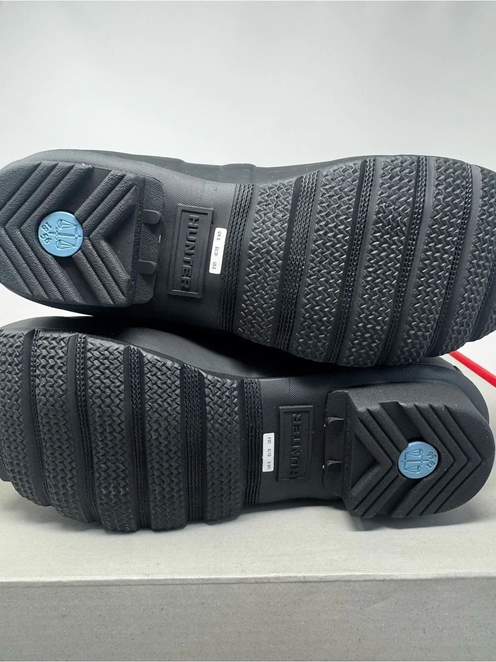 HUNTER | NEW Original Short Black Mid-Calf Waterproof Rain Boots Women’s Size 8 - Picture 10 of 13